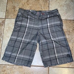 Men’s Rusty Brand Plaid Shorts